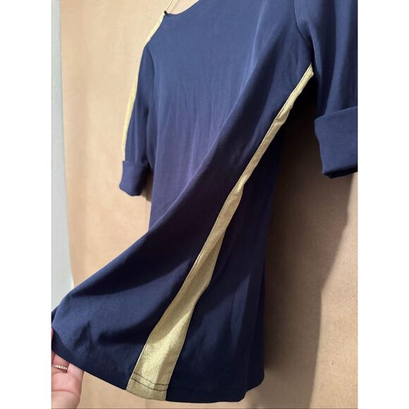 NWT Lauren Ralph Lauren Black Label 3/4 Tee - Picture 4 of 8